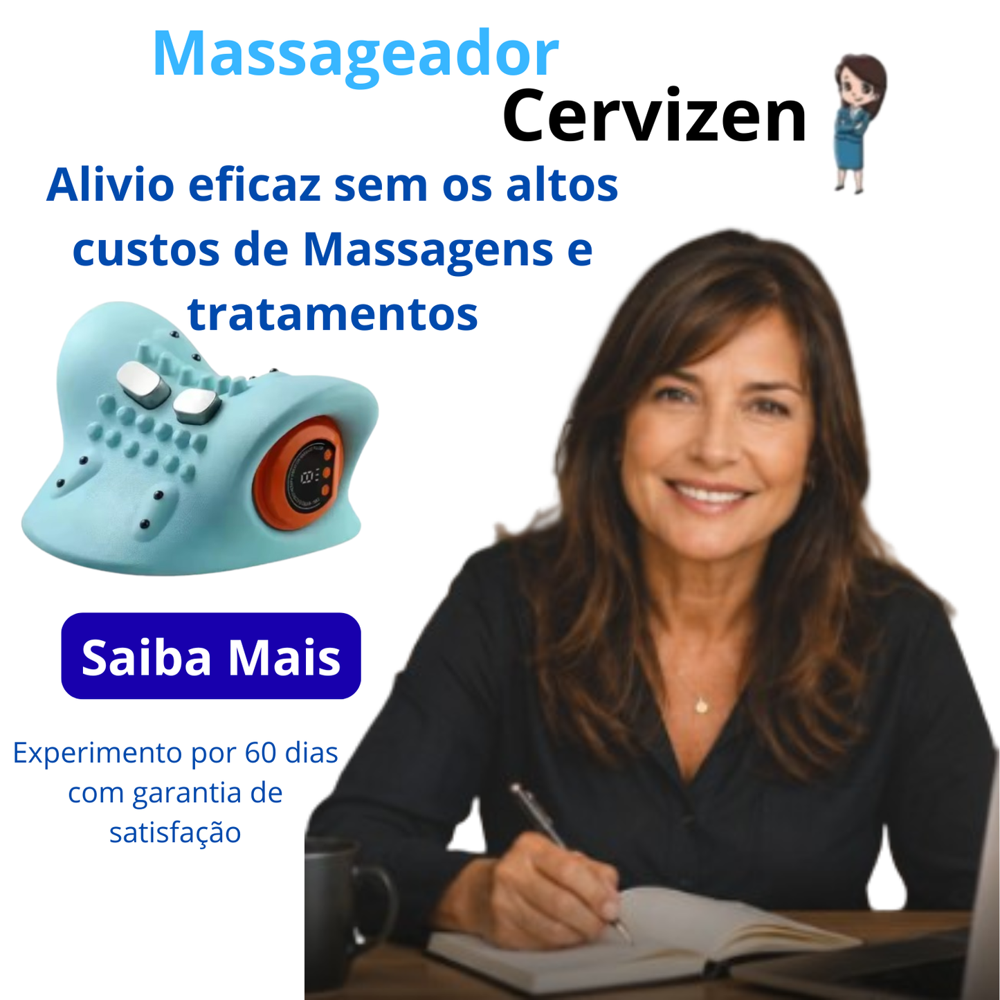 CerviZen – Massageador Cervical 4 em 1